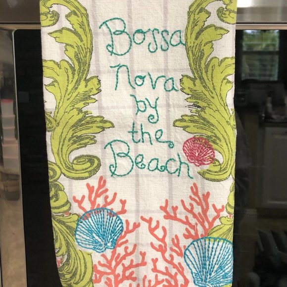 Vintage Anthropologie Beach Themed Kitchen Towels NWT - Picture 2 of 8